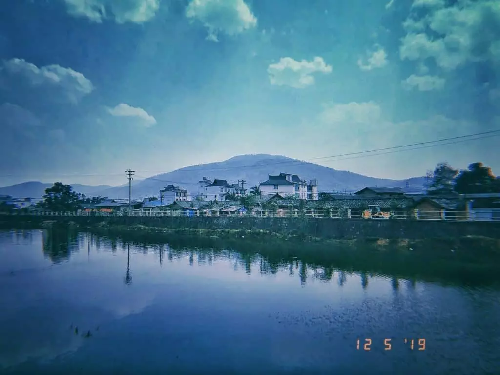 Menglian River at Dusk